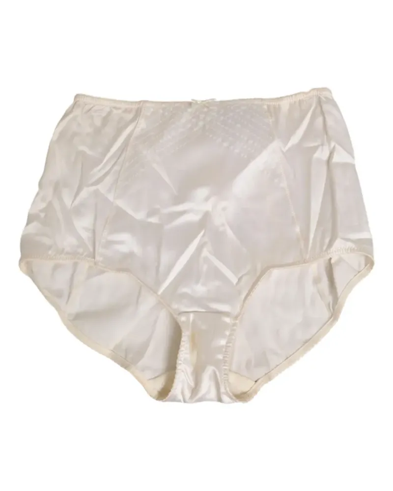 Dolce & Gabbana quilted silk briefs - Nude Nude
