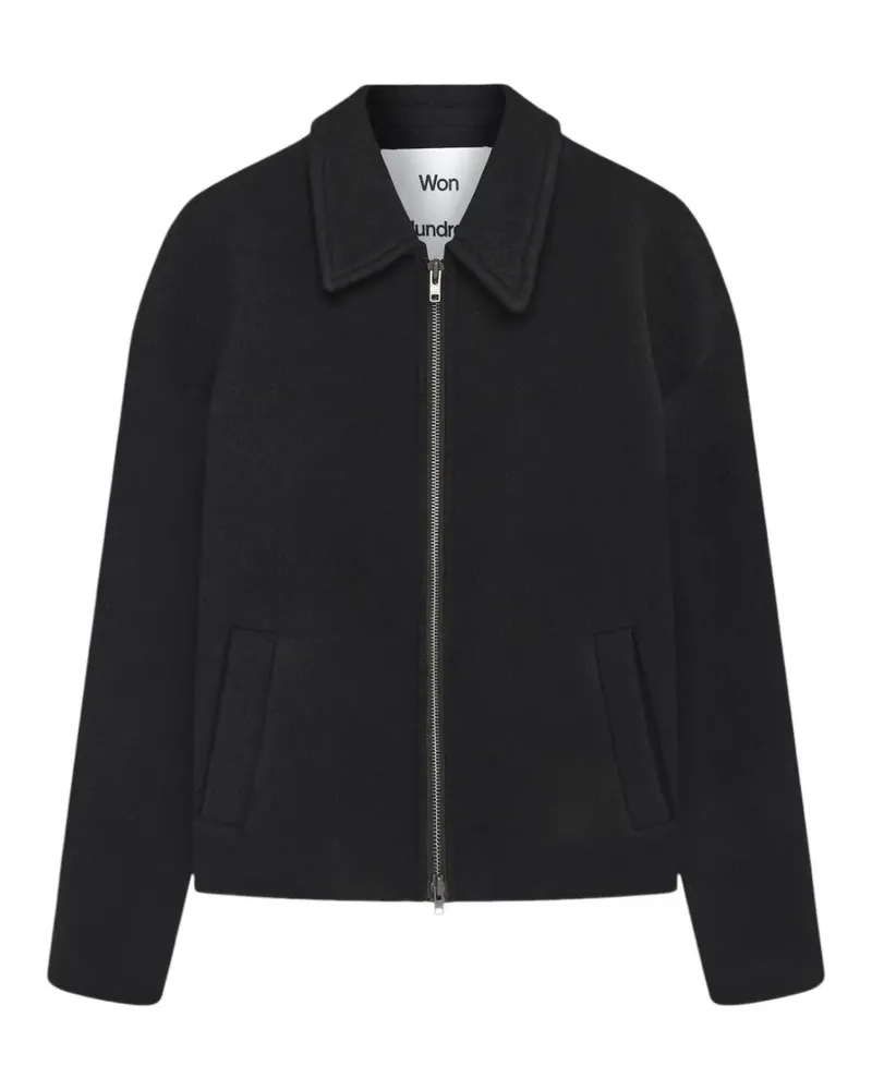 Won Hundred Sebastian Bomberjacke - Schwarz Schwarz