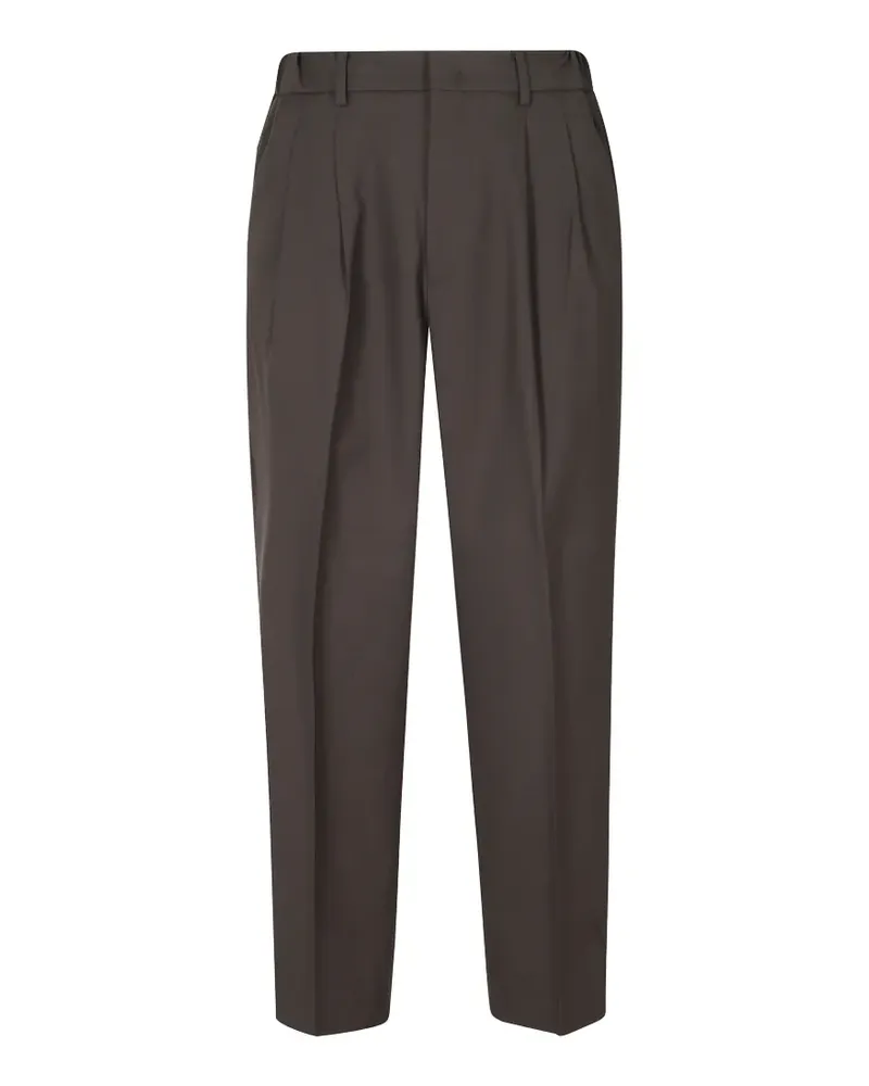 Be Able pleated tapered trousers - Braun Braun