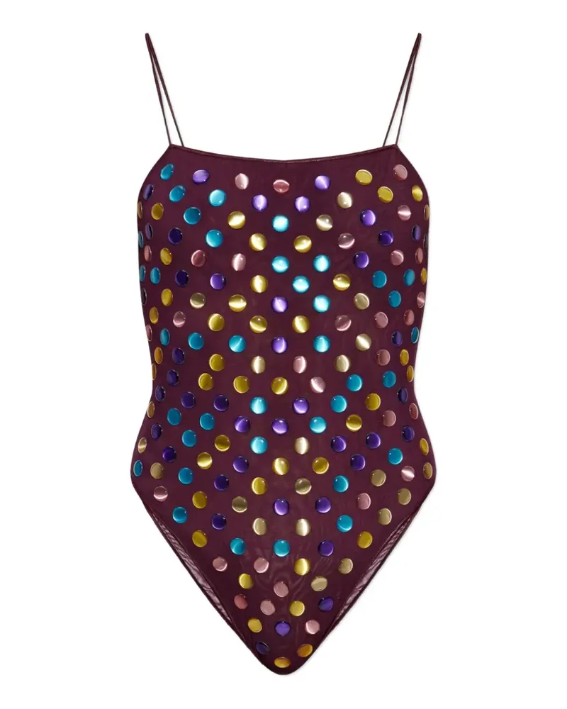 Oséree Bubble Maillot Badeanzug - Braun Braun