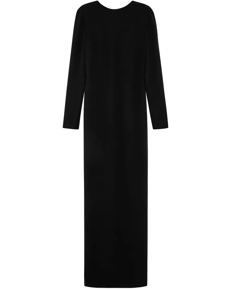 16ARLINGTON Christabel Krepp-Abendkleid - Schwarz Schwarz
