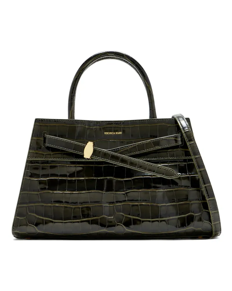 Veronica Beard Dash leather shoulder bag - Grün Grün