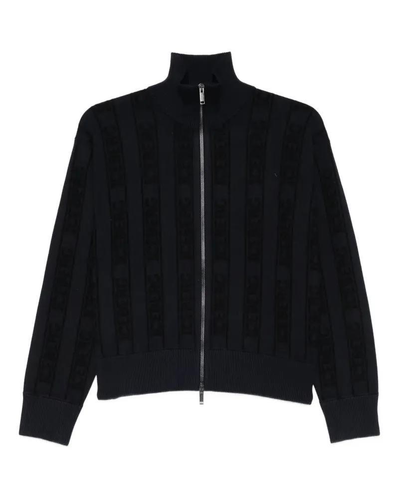 Iceberg Gestrickte Jacke mit Logo - Blau Blau