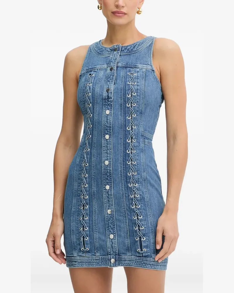 Guess Minikleid mit Schnürung - Blau Blau