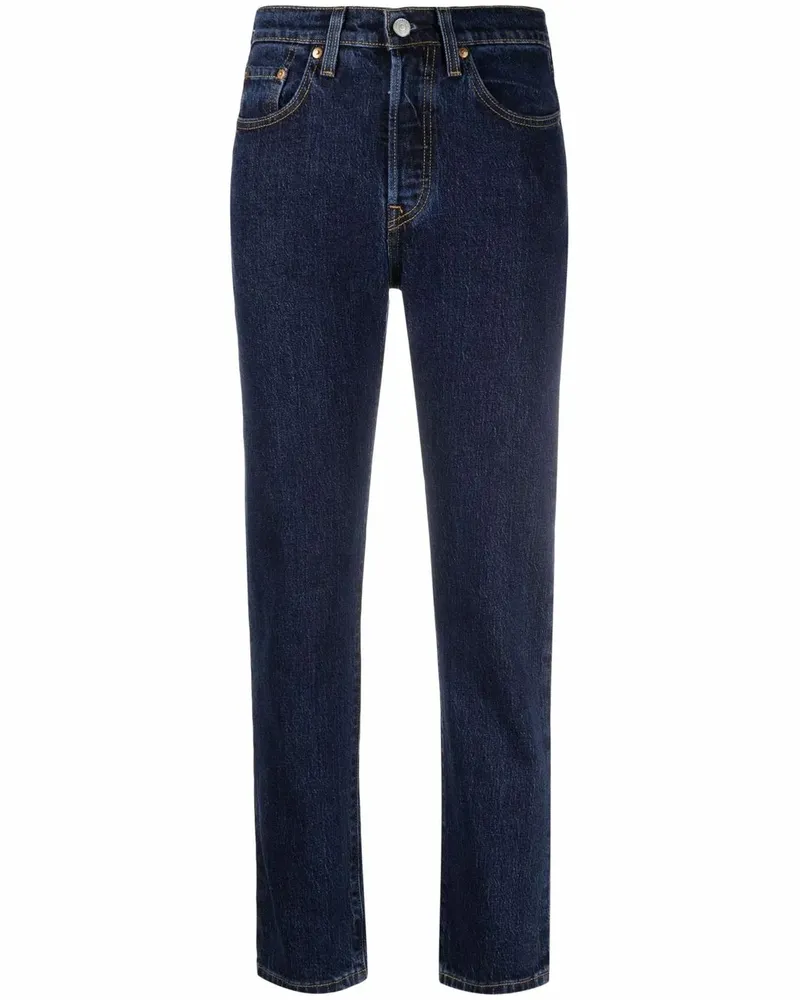 Levi's 501 Jeans mit geradem Bein - Blau Blau