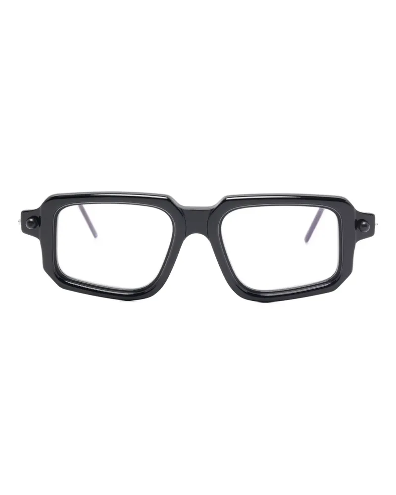 KUBORAUM Brille mit eckigem Gestell - Schwarz Schwarz