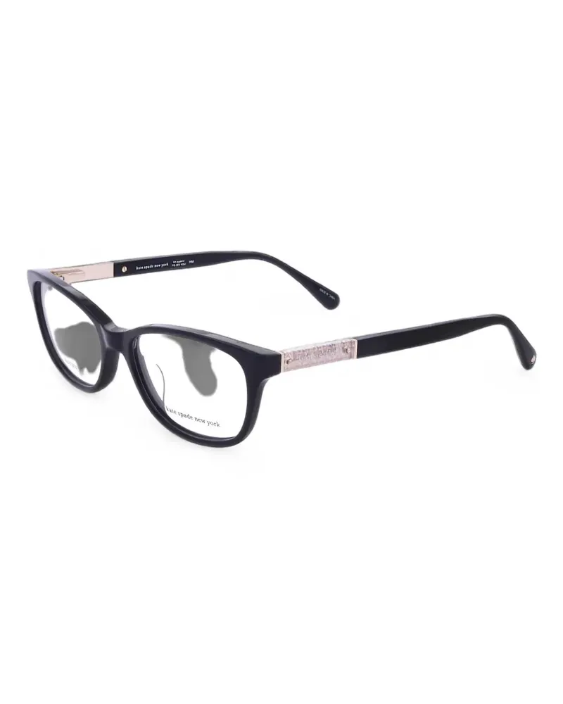 Kate Spade Hazen logo-plaque glasses - Schwarz Schwarz