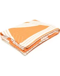 Missoni Home Asymmetrisch gemusterte Decke Orange