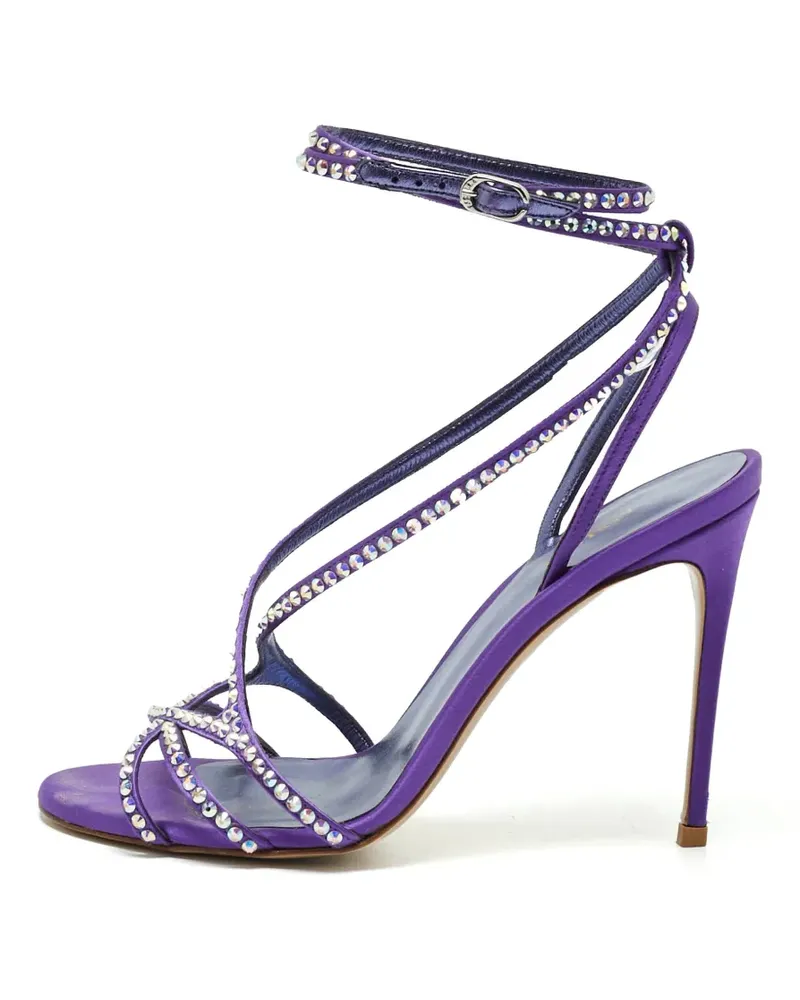 Le Silla Sandalen mit Kristallen - Violett Violett