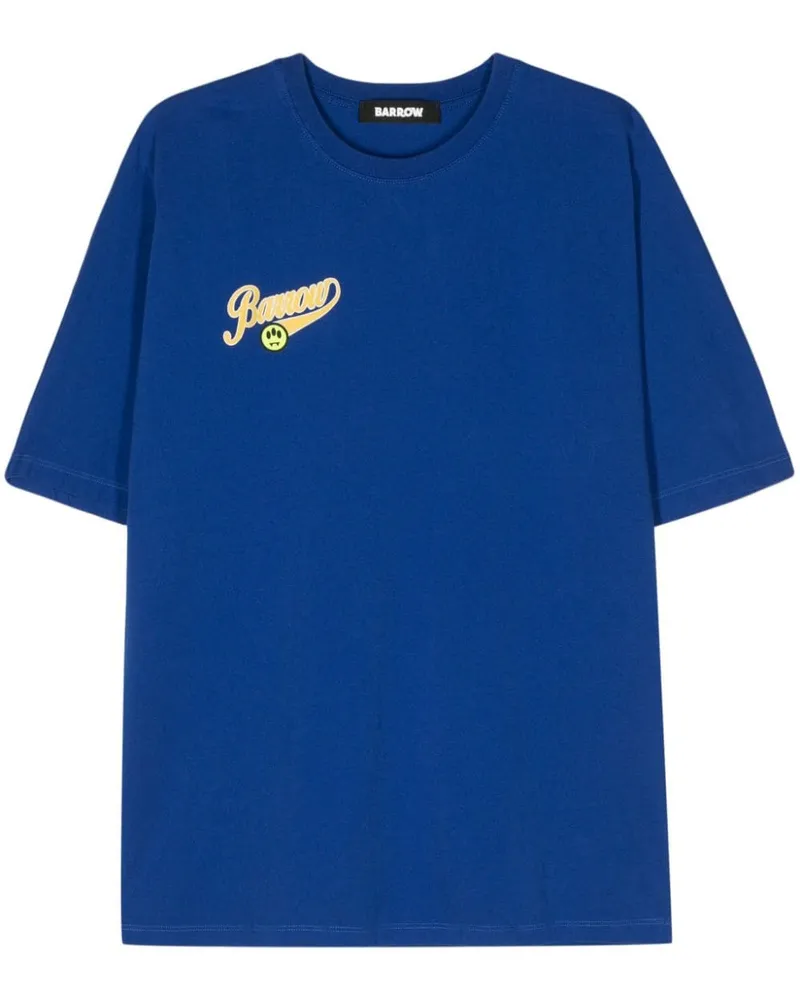 BARROW T-Shirt mit Logo-Print Blau