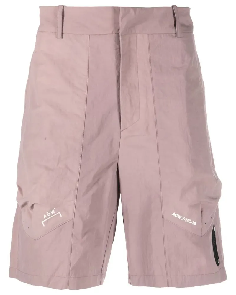 ACW* Irregular Dye Shorts - Violett Violett