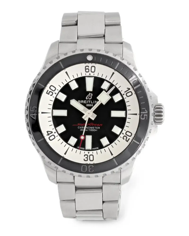 Breitling Superocean Armbanduhr 44mm - Schwarz Schwarz