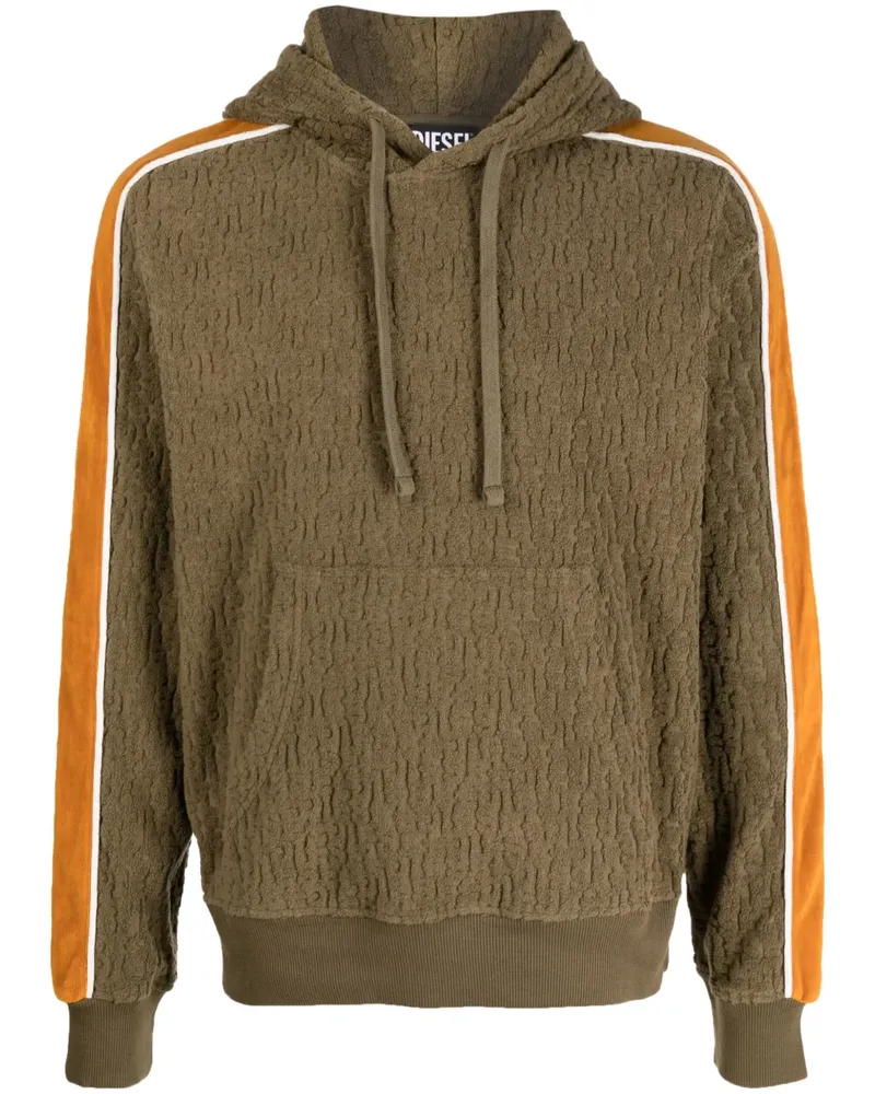 Diesel Hoodie mit Logo-Prägung - Braun Braun