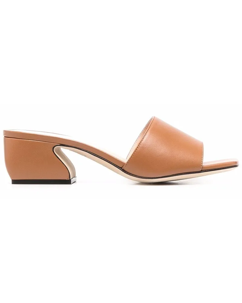 Sergio Rossi Mules 45mm - Braun Braun