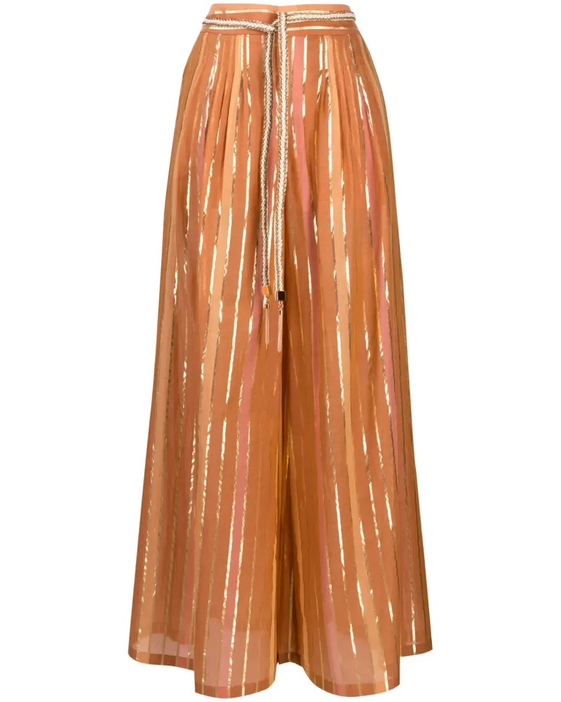 Zimmermann Hose mit Streifen - Orange Orange
