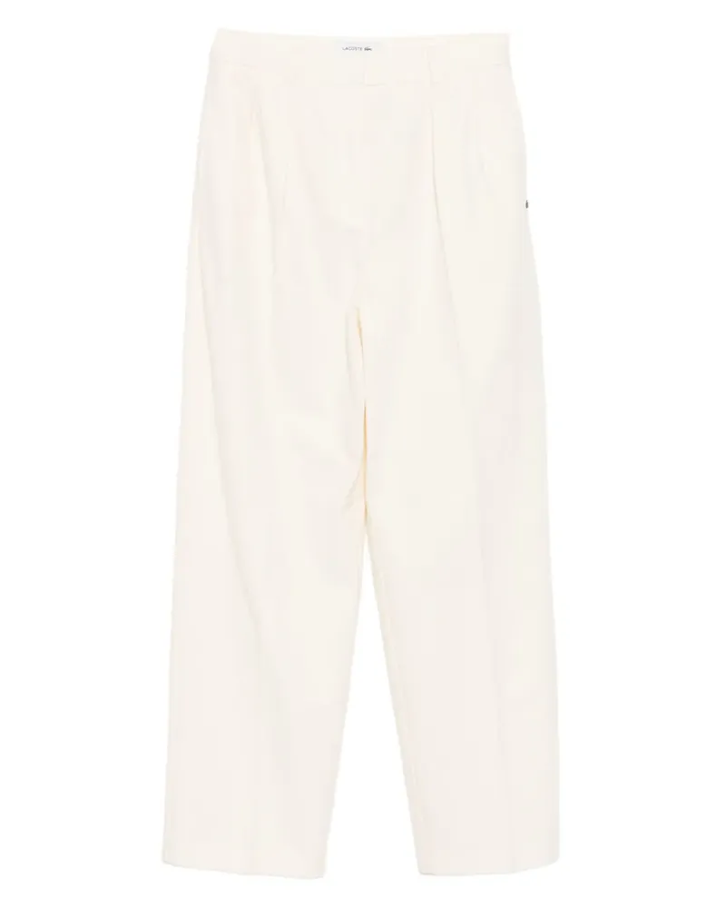 Lacoste Hose mit Logo-Stickerei - Nude Nude