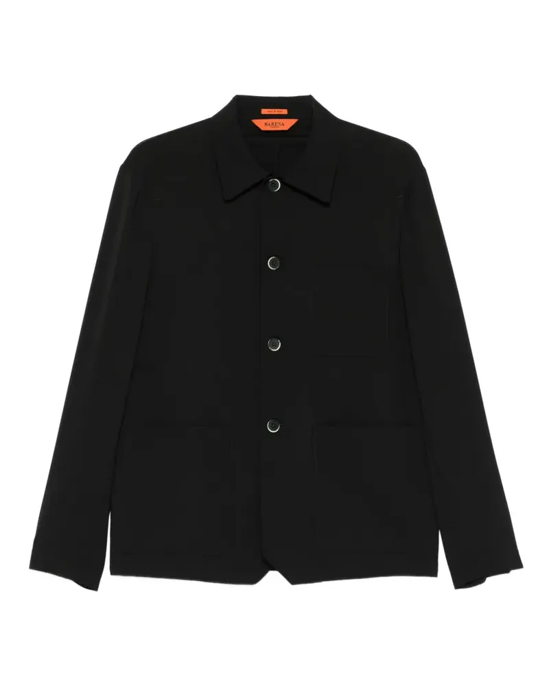 BARENA button-fastening jacket - Schwarz Schwarz