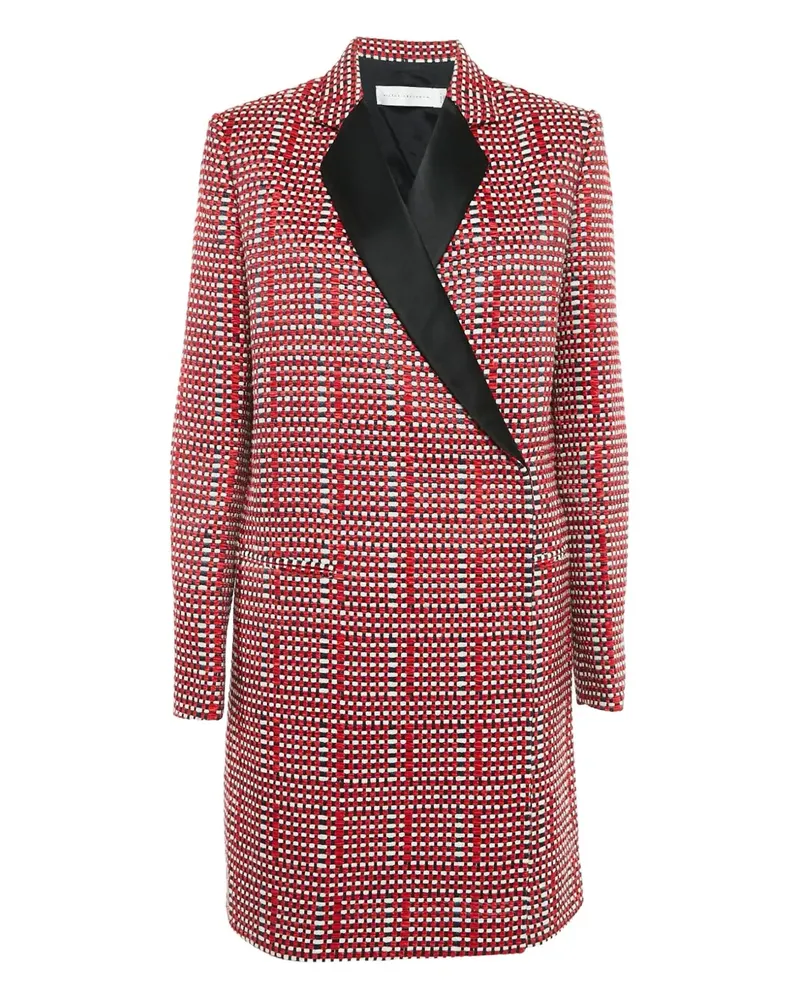 Victoria Beckham Mantel aus Korbgeflecht - Rot Rot