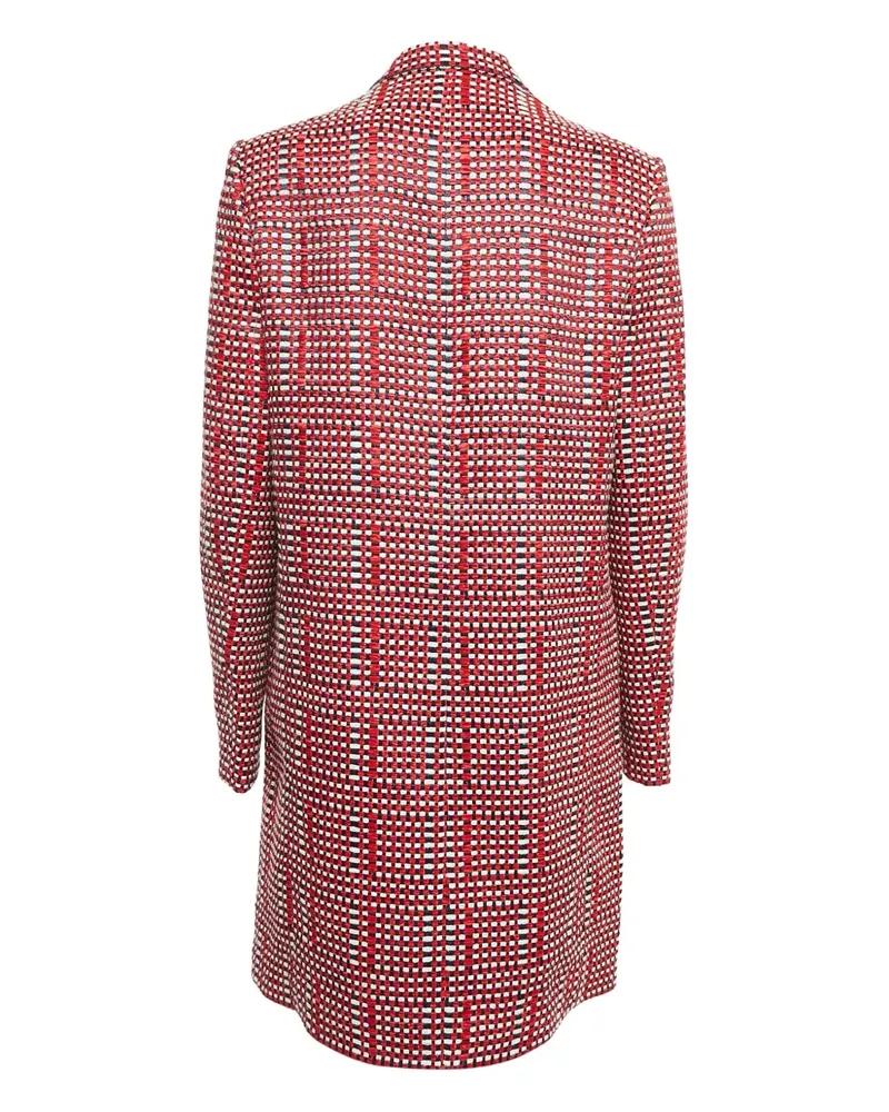 Victoria Beckham Mantel aus Korbgeflecht - Rot Rot
