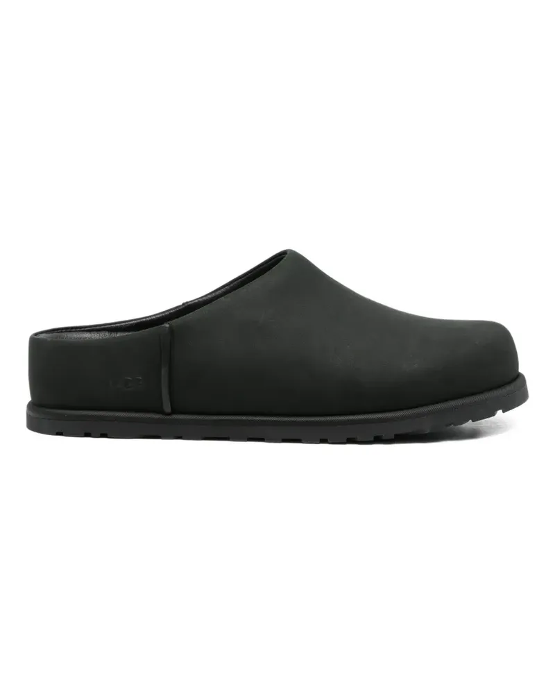 UGG round-toe flat mules - Schwarz Schwarz
