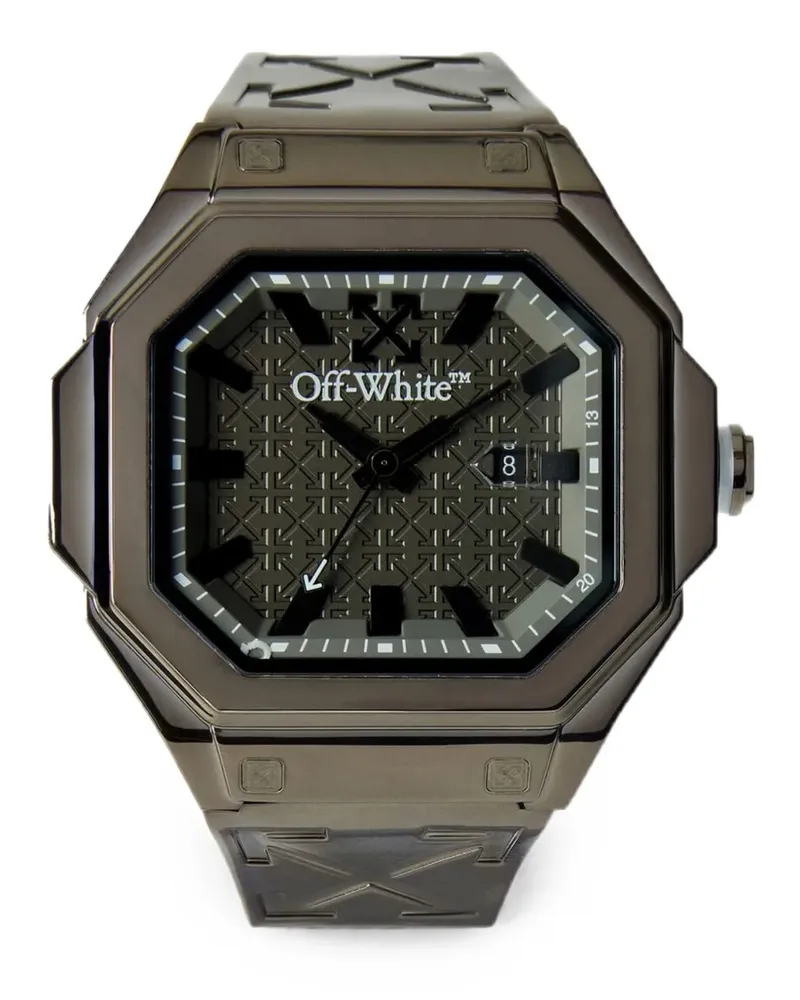 OFF-WHITE Alt faceted 50.5mm watch - Schwarz Schwarz