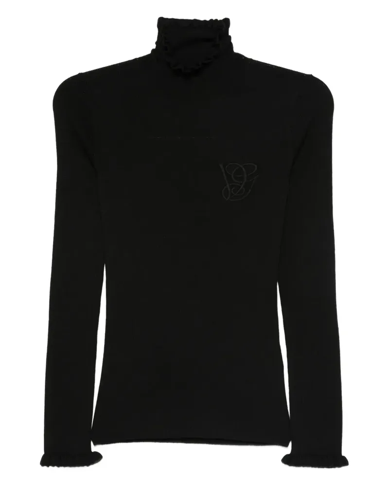 Valentino Garavani Pullover mit Logo - Schwarz Schwarz