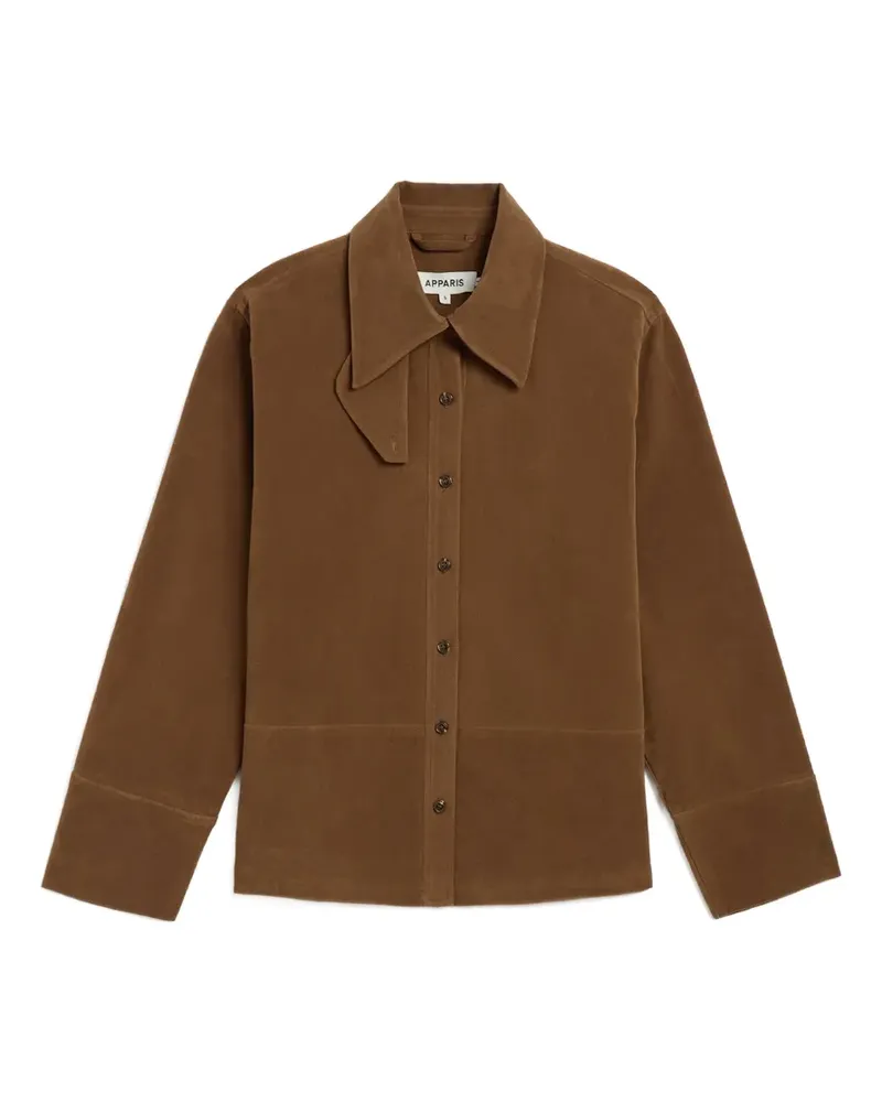 APPARIS Ren overshirt - Braun Braun