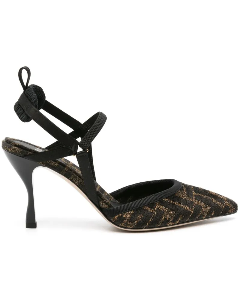 Fendi Colibrì Lite Slingback-Pumps 85mm - Braun Braun