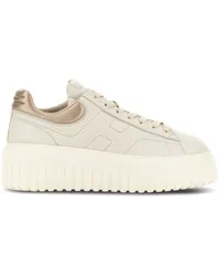 Hogan H-Stripes Sneakers Nude