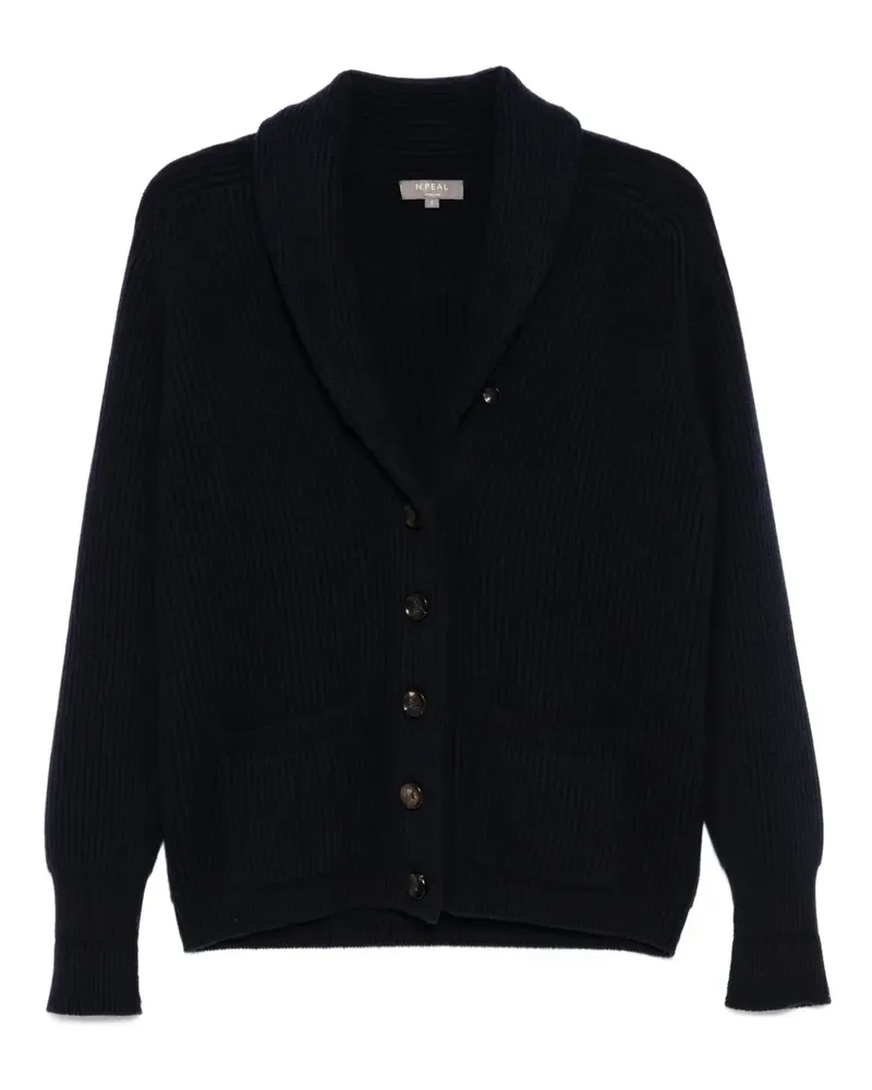 N.Peal Kensington Cardigan - Blau Blau