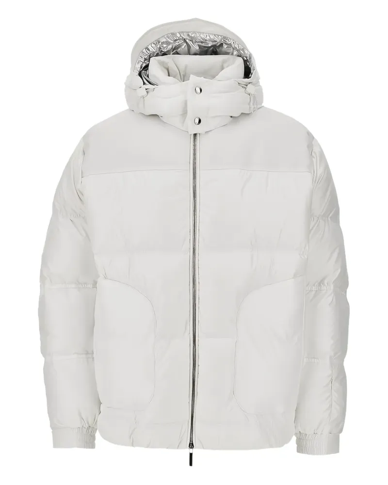 Casablanca Paris padded hooded jacket - Weiß Weiß