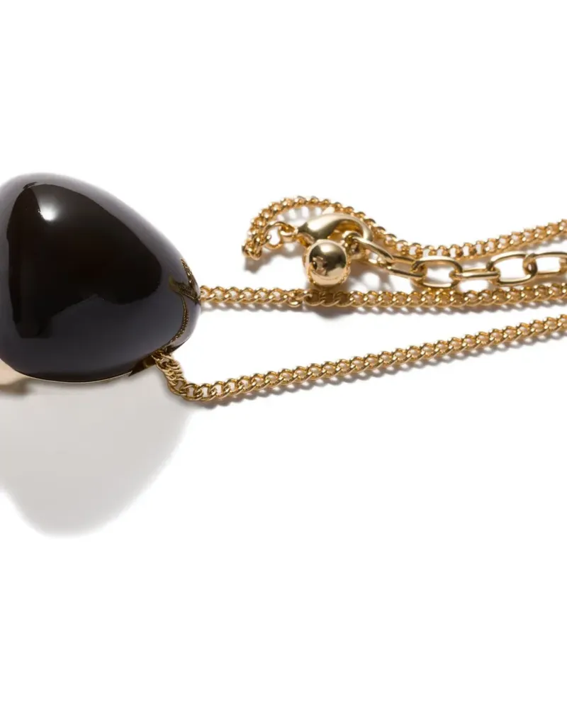 Miu Miu Halskette mit Anhänger - Braun Braun