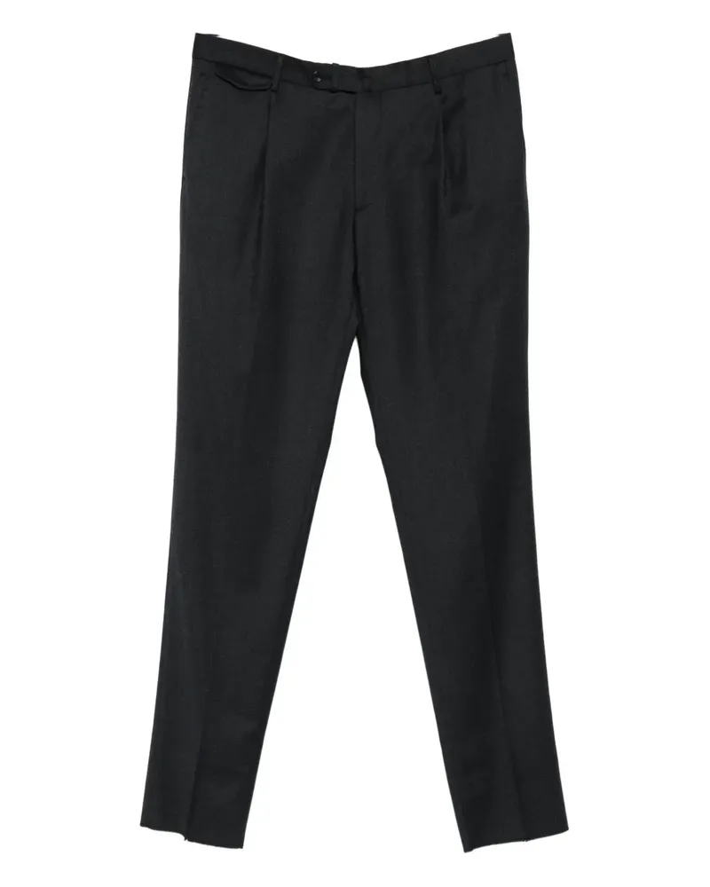 Tagliatore Plissierte Hose - Schwarz Schwarz