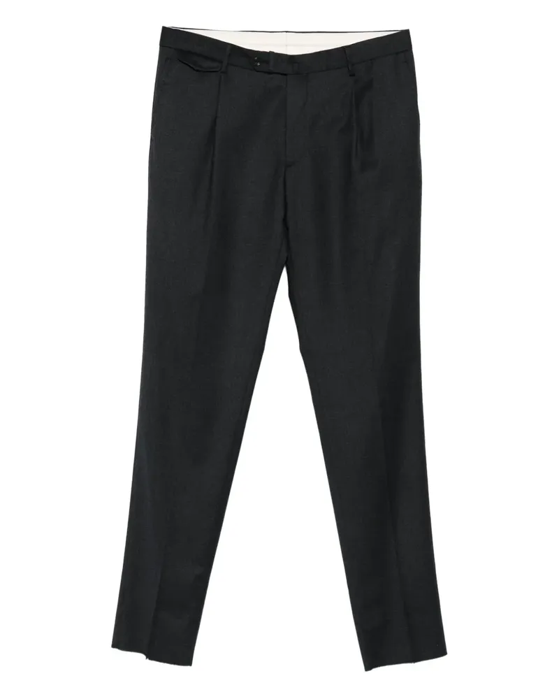 Tagliatore Plissierte Hose - Schwarz Schwarz
