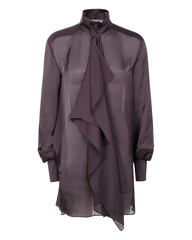 Sacai Bluse mit Rüschen - Braun Braun