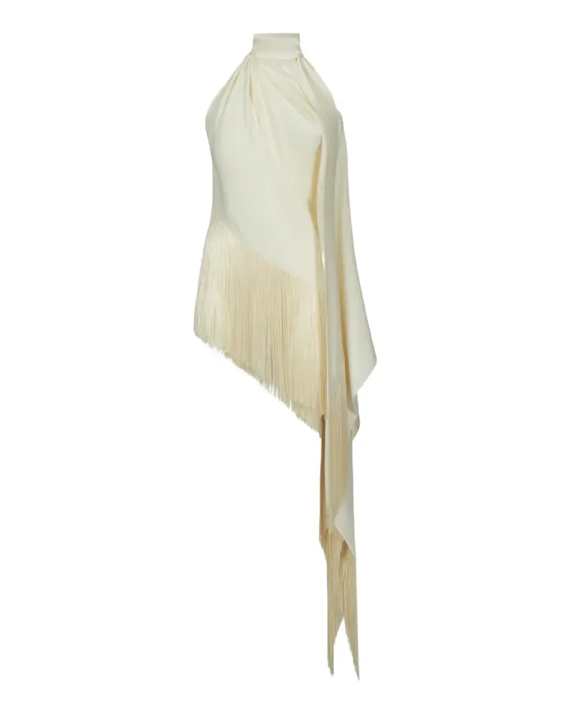 Taller Marmo Atlas fringed blouse - Weiß Weiß