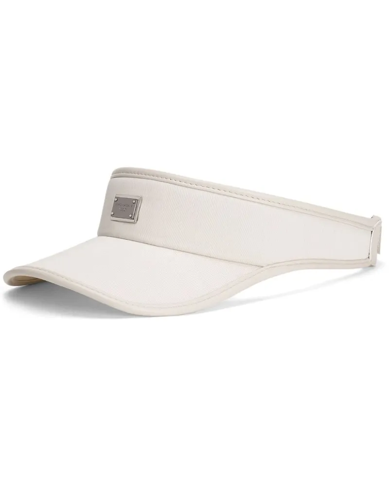 Dolce & Gabbana Sonnenblende mit Logo-Schild - Nude Nude
