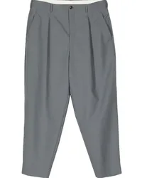 Comme des Garçons pleated wool tailored trousers Grau