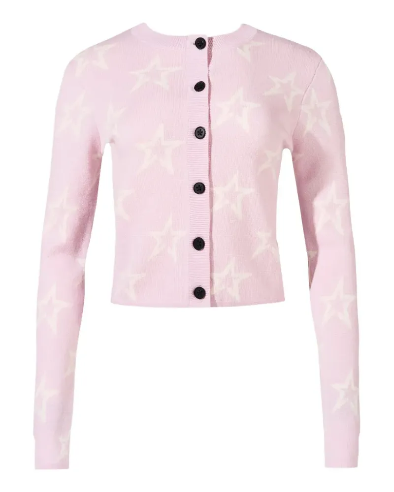 Perfect Moment Chalet star-print cardigan - Rosa Rosa