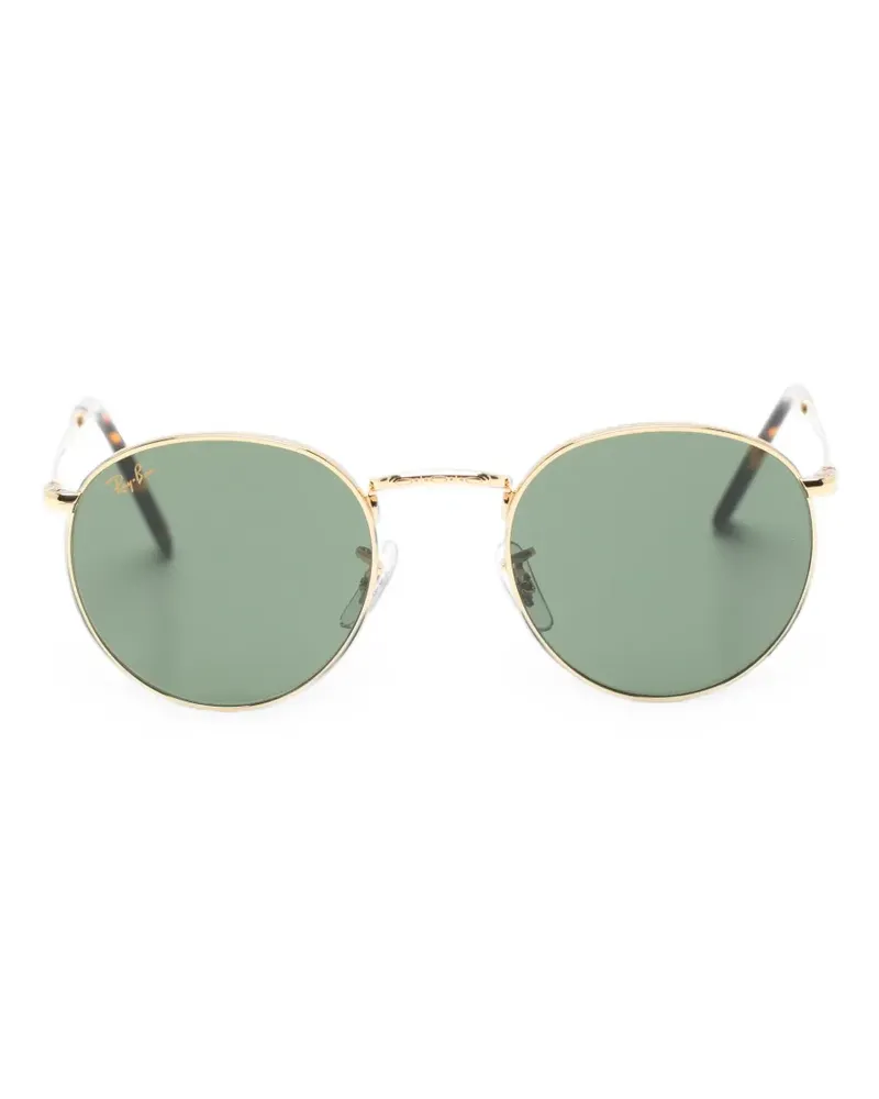 Ray Ban New Round Sonnenbrille - Gold Gold