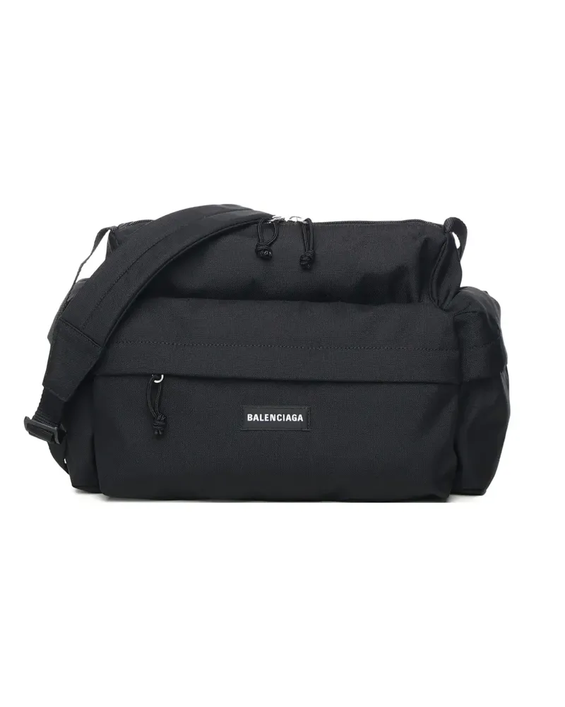 Balenciaga Reisetasche mit zwei Fächern - Schwarz Schwarz