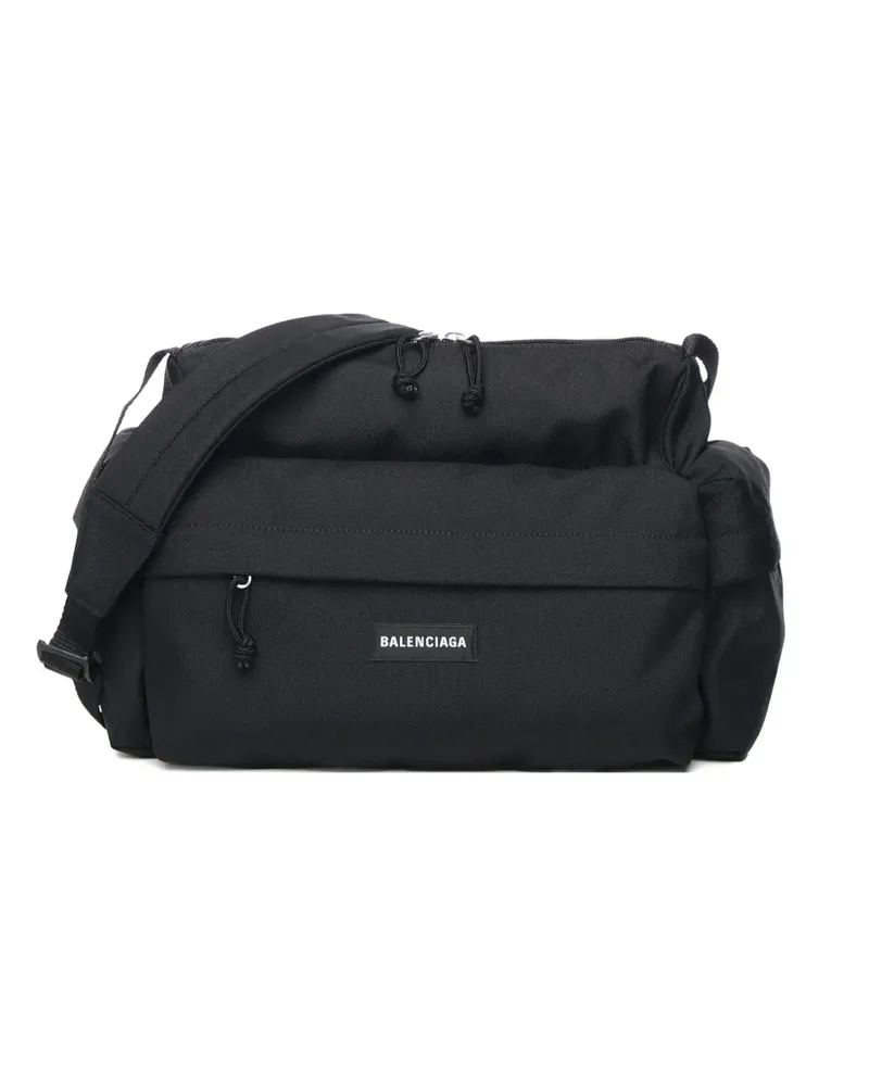 Balenciaga Reisetasche mit zwei Fächern - Schwarz Schwarz