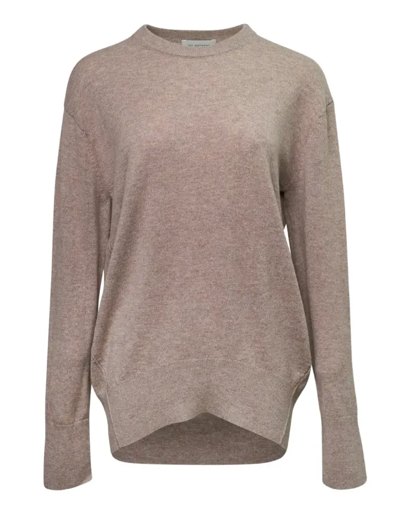 Lee Mathews crew-neck cashmere sweater - Nude Nude