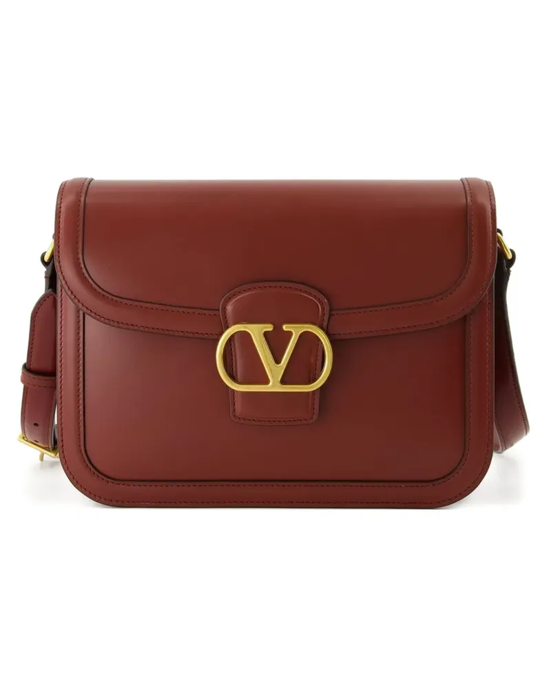 Valentino Garavani Mini 9to5 VLogo Schultertasche - Braun Braun