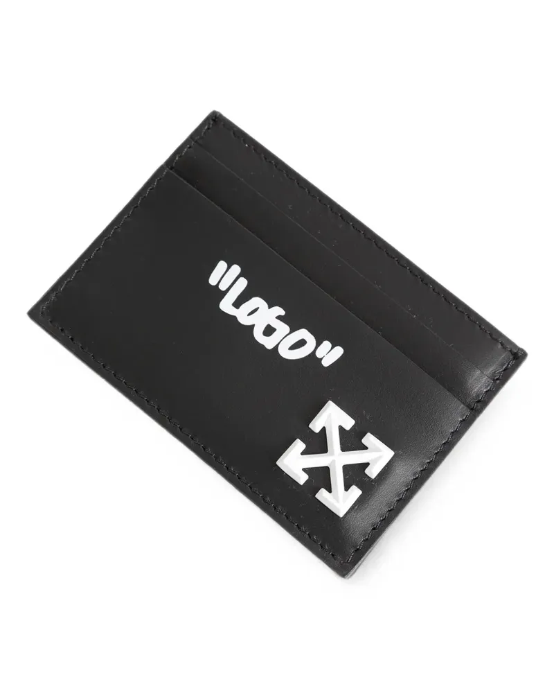 OFF-WHITE Jitney Quote cardholder - Schwarz Schwarz