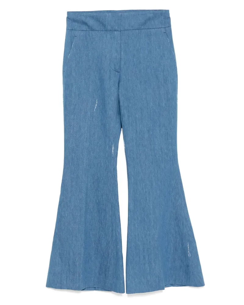 Gabriela Hearst Marsh Schlagjeans - Blau Blau