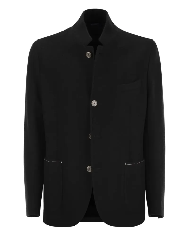 Fedeli Damon Blazer aus Kaschmir - Schwarz Schwarz