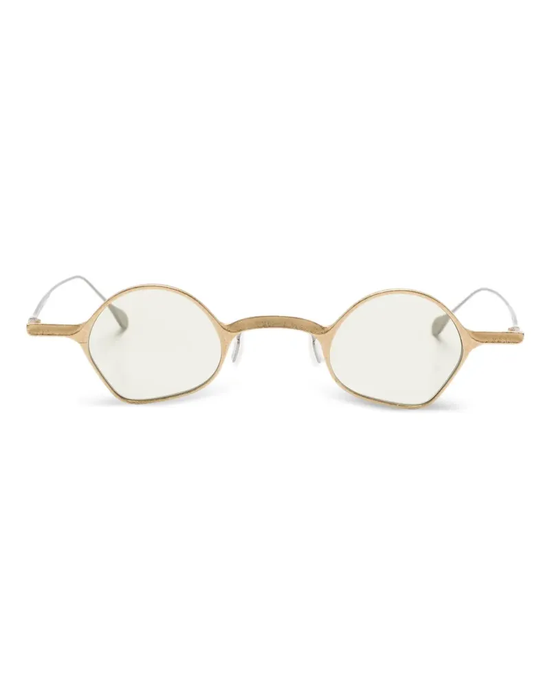 RIGARDS Sonnenbrille mit geometrischem Gestell - Gold Gold