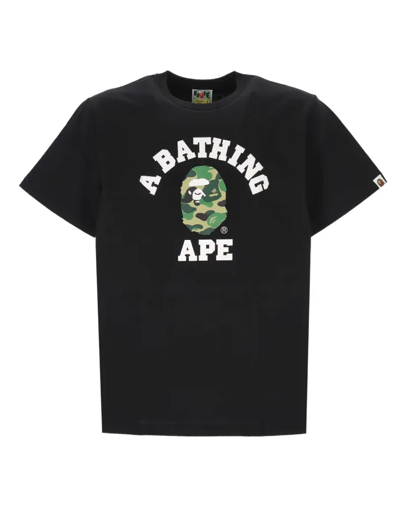 BAPE College Ape Head T-shirt - Schwarz Schwarz