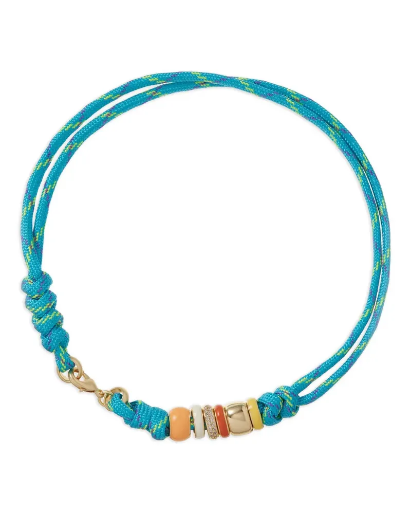 Roxanne Assoulin Geflochtene The Happy Cord Halskette - Blau Blau